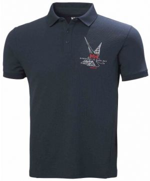 Helly Hansen HP RACE POLO Pánske tričko, tmavo modrá, veľkosť