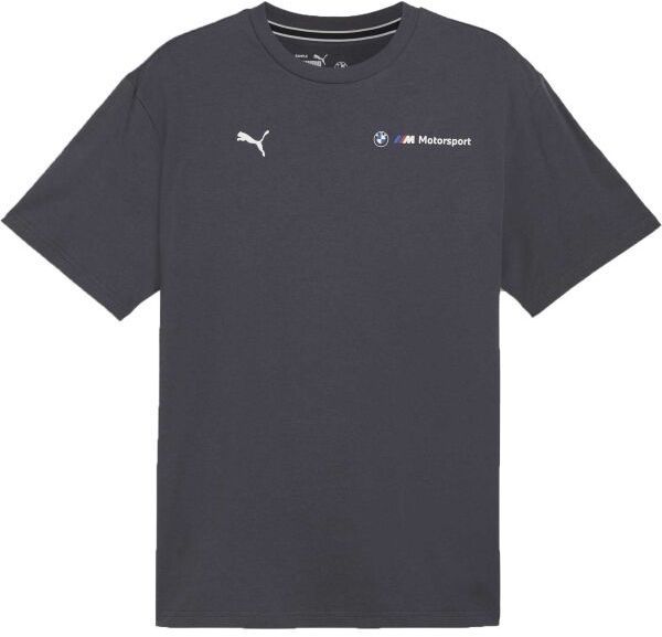 Puma BMW M MOTORSPORT ESSENTIALS+ LOGO TEE Pánske tričko, tmavě šedá, veľkosť