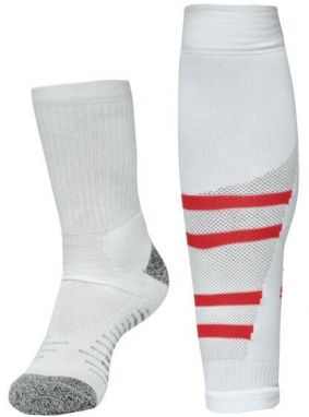 Puma TEAM SKS GRAPHIC SOCKS PROMO Futbalové štulpne, biela, veľkosť