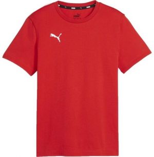 Puma TEAMGOAL CASUALS TEE JR Chlapčenské športové tričko, červená, veľkosť
