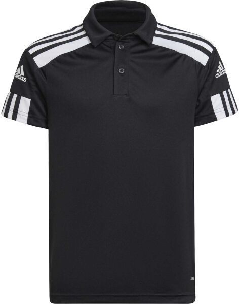 adidas SQUADRA 21 POLO Chlapčenské futbalové tričko, čierna, veľkosť