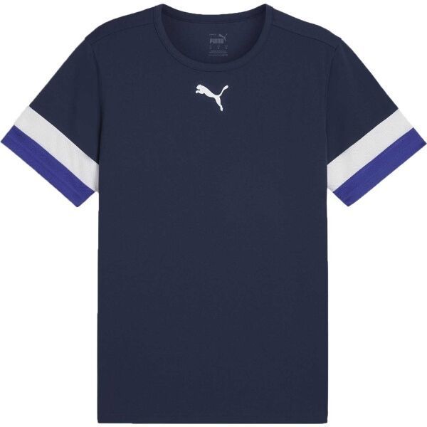 Puma INDIVIDUALRISE JERSEY JR Futbalové tričko, tmavo modrá, veľkosť
