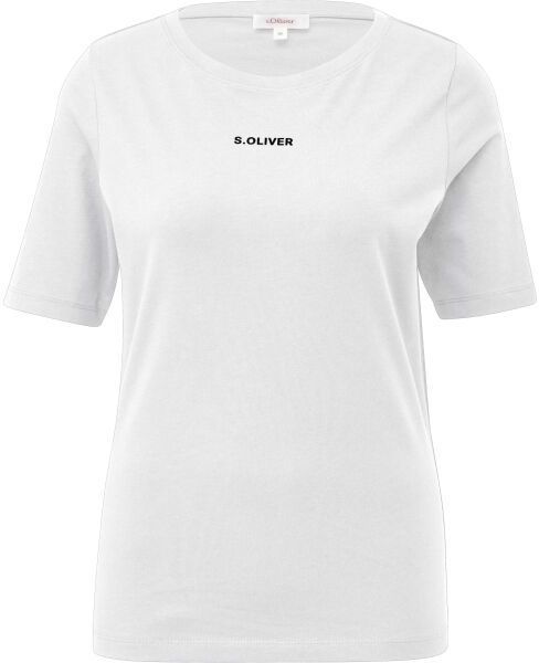 s.Oliver RL T-SHIRT NOOS Dámske tričko, biela, veľkosť