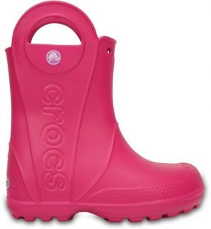 Crocs HANDLE IT RAIN BOOT KIDS Detské gumáky, ružová, veľkosť 32/33