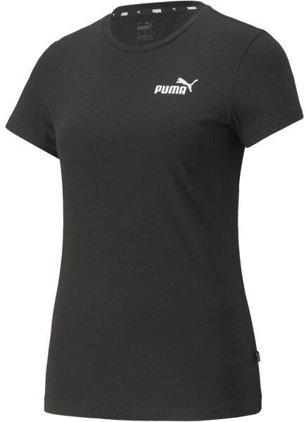 Puma ESS+EMBROIDERY TEE Dámske tričko, čierna, veľkosť