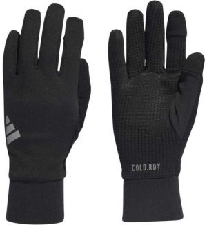 adidas RUN GLOVE C.RDY Pánske bežecké rukavice, čierna, veľkosť