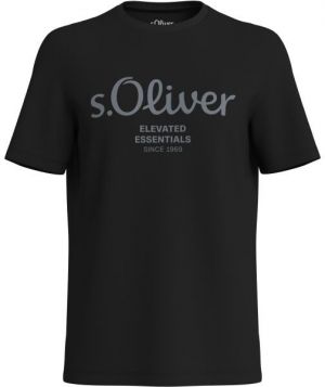 s.Oliver RLBS T-SHIRT SS NOOS Pánske tričko, čierna, veľkosť