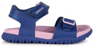 Geox J SANDAL FUSBETTO G. A Detské  dievčenské sandále, tmavo modrá, veľkosť