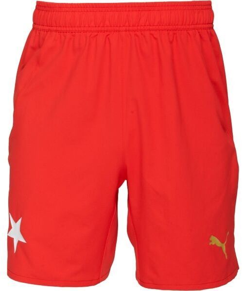 Puma SKS SHORTS PROMO Pánske futbalové šortky, červená, veľkosť
