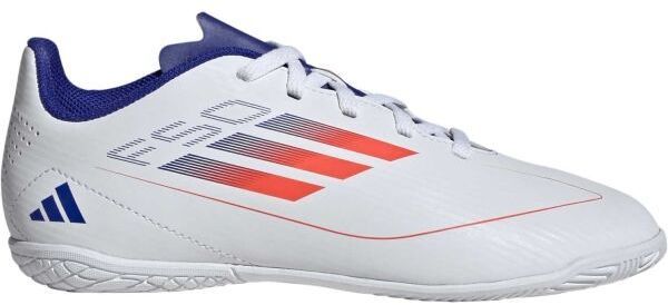adidas F50 CLUB IN J Detská halová obuv, biela, veľkosť