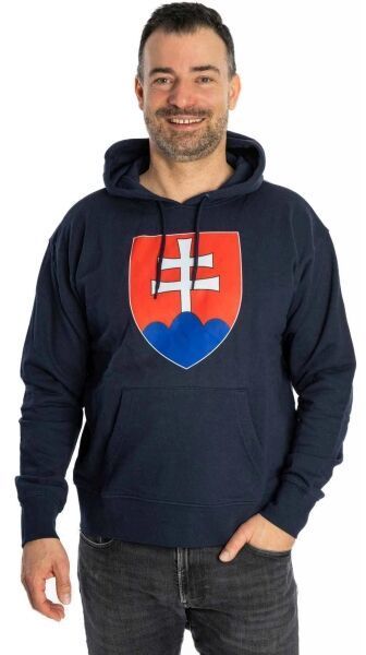 Kappa LOGO NATHAN Pánska mikina, tmavo modrá, veľkosť