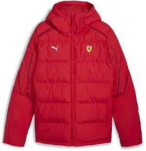 Puma FERRARI RACE MT7+ ECOLITE JACKET Pánska bunda, červená, veľkosť