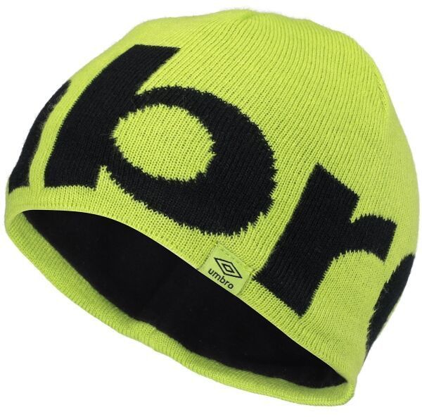 Umbro APATON Chlapčenská pletená čiapka, svetlo zelená, veľkosť