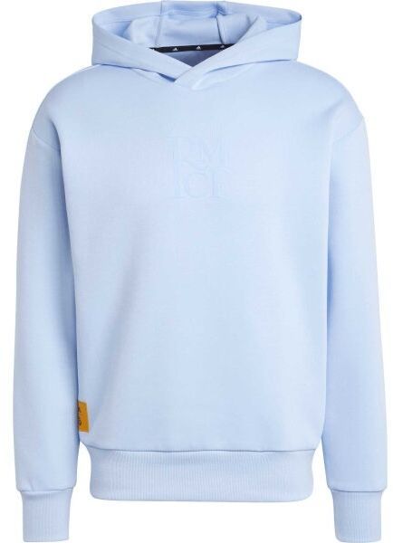 adidas REAL MADRID SEASONAL DOUBLEKNIT Pánska mikina, svetlomodrá, veľkosť XXL
