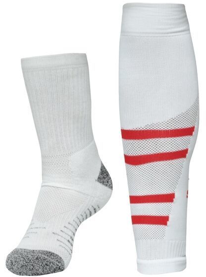 Puma TEAM SKS GRAPHIC SOCKS PROMO Futbalové štulpne, biela, veľkosť