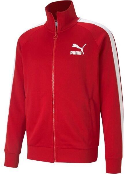 Puma ICONIC T7 TRACK JACKET Pánska mikina, červená, veľkosť