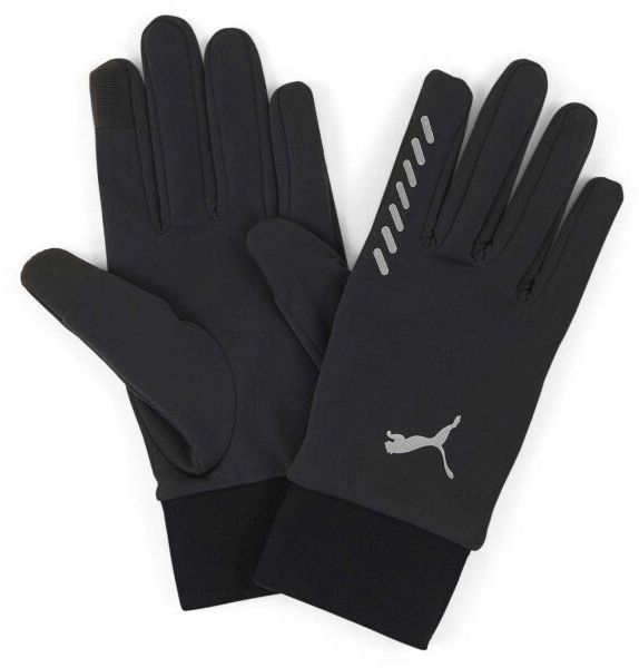 Puma PR WINTER GLOVES Dámske zimné športové rukavice, čierna, veľkosť