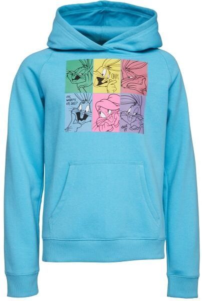 LOONEY TUNES BUGSY HOODIE Dievčenská mikina, svetlomodrá, veľkosť 140-146