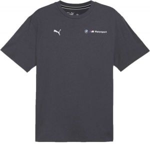 Puma BMW M MOTORSPORT ESSENTIALS+ LOGO TEE Pánske tričko, tmavo sivá, veľkosť