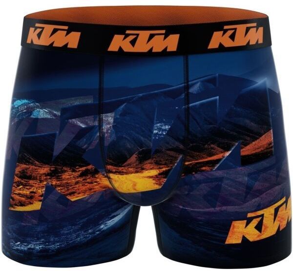 KTM NATURE Chlapčenské boxerky, tmavo modrá, veľkosť 6-8Y