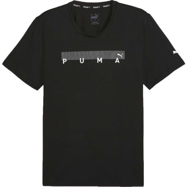 Puma ENERGY CLOUDSPUN GRAPHIC TEE Pánske športové tričko, čierna, veľkosť