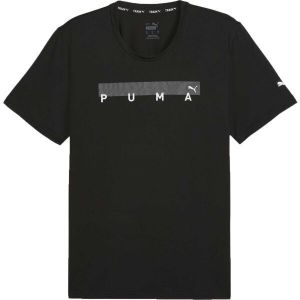 Puma ENERGY CLOUDSPUN GRAPHIC TEE Pánske športové tričko, čierna, veľkosť