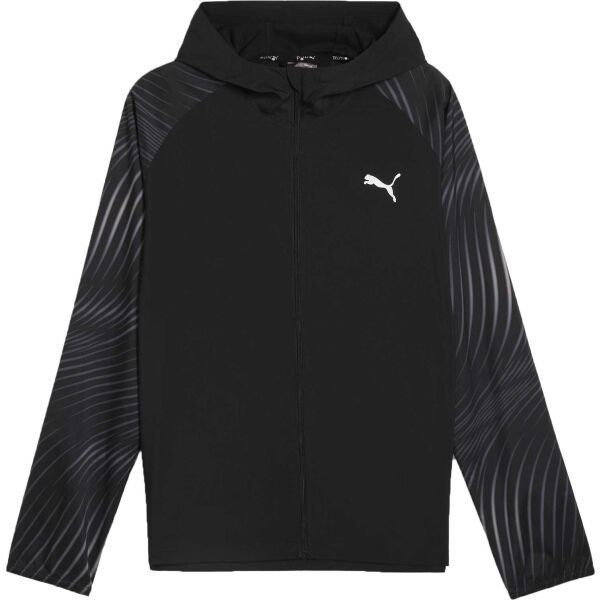 Puma FAVORITE Pánska športová bunda, čierna, veľkosť