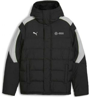 Puma MERCEDES-AMG PETRONAS F1 MT7+ ECOLITE PADDED JACKET Pánska zimná bunda, čierna, veľkosť