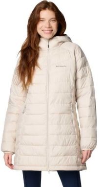 Columbia POWDER LITE MID JACKET Dámska dlhá zimná bunda, béžová, veľkosť