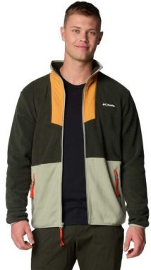 Columbia SEQUOIA GROVE FULL ZIP FLEECE Pánska flísová mikina, tmavo zelená, veľkosť