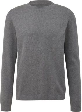 s.Oliver QS KNITTED PULLOVER NOOS Pánsky sveter, sivá, veľkosť