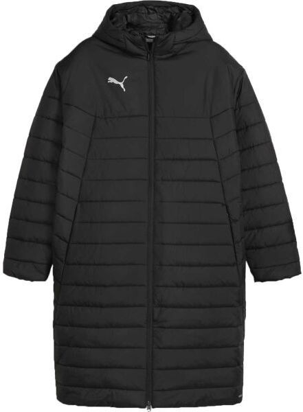 Puma TEAMFINAL BENCH JACKET Pánska zimná bunda, čierna, veľkosť