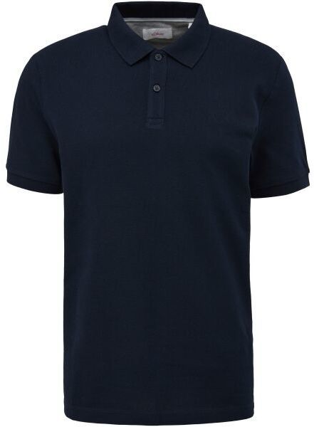 s.Oliver RLBS POLO SHIRT NOOS Pánske polo tričko, tmavo modrá, veľkosť