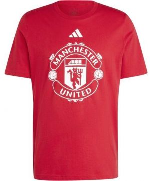 adidas MANCHESTER UNITED FC DNA  TEE Pánske tričko, červená, veľkosť