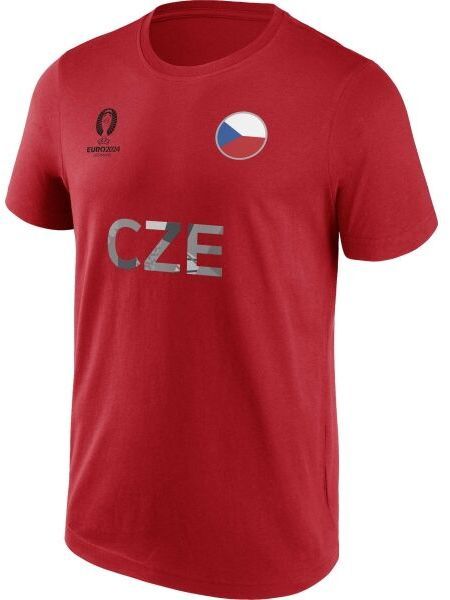 FANATICS UEFA EURO 2024 CZECHIA NATION FLAG Pánske tričko, červená, veľkosť