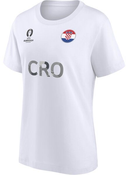 FANATICS UEFA EURO 2024 CROATIA NATION FLAG Dámske tričko, biela, veľkosť