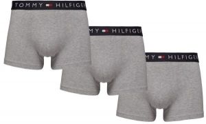 Tommy Hilfiger COTTON ESSENTIALS 3P Pánske trenírky, sivá, veľkosť