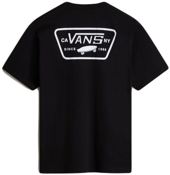 Vans FULL PATCH BACK Pánske tričko, čierna, veľkosť