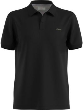 s.Oliver RL POLO SHIRT Pánske polo tričko, čierna, veľkosť