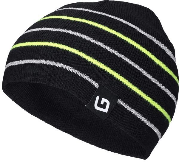 Lewro SHILOH Chlapčenská pletená čiapka, čierna, veľkosť