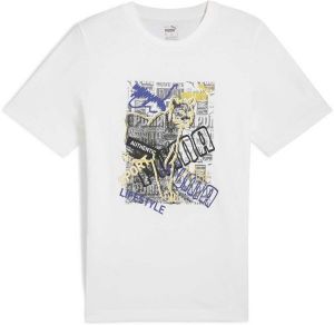 Puma GRAPHICS PHOTOPRINT TEE Pánske tričko, biela, veľkosť