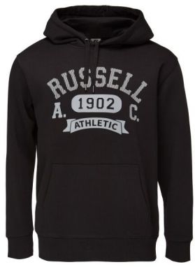 Russell Athletic JOHNY Pánska mikina, čierna, veľkosť