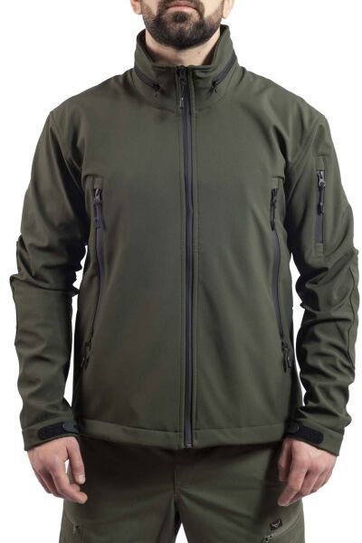 VAVWEAR SHELLHT04 Pánska softshellová bunda, khaki, veľkosť