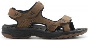 ALPINE PRO CALLAN Pánske sandále, hnedá, veľkosť