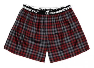 Horsefeathers CLAY BOXER SHORTS Pánske boxerky, červená, veľkosť