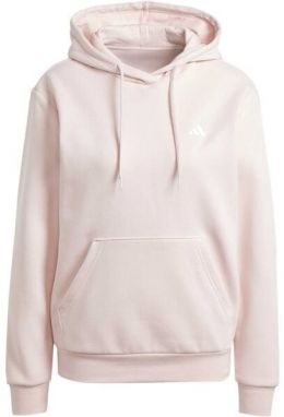 adidas ESSENTIALS SMALL LOGO FEEL COZY HOODIE Dámska mikina, béžová, veľkosť