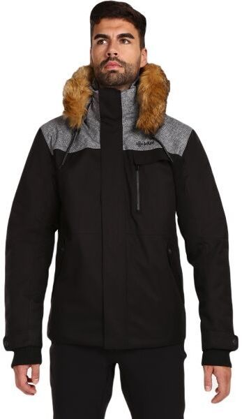 KILPI ALPHA Pánska zimná bunda, čierna, veľkosť