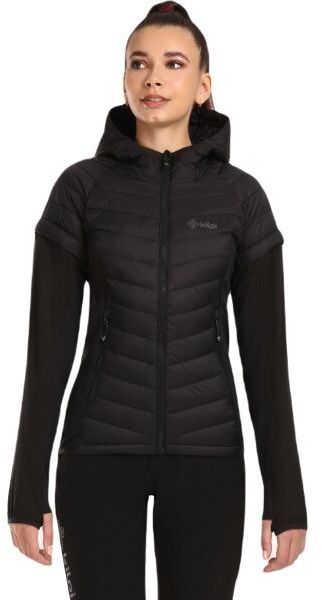 KILPI VERONS Dámska hybridná bunda, čierna, veľkosť