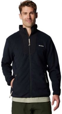 Columbia SEQUOIA GROVE FULL ZIP FLEECE Pánska flísová mikina, čierna, veľkosť
