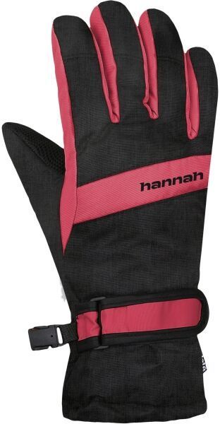 Hannah CLIO JR Detské rukavice, čierna, veľkosť 7-8Y